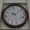 Adalene 13-Inch Decorative Wall Clock Silent Non-Ticking - Vintage Retro Rustic Battery Operated Kitchen Wall Clock - Large Wall Clocks for Living Room Dcor, Office, Bathroom