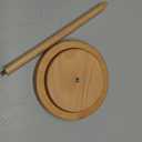 Ecoofor Yarn Holder for Crocheting and Knitting, Easy Install Wooden Yarn Spinner with Stable Base, Smooth Yarn Feeding Dispenser for Crochet & Knitting - Large