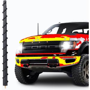 Stubby Antenna Fit for Ford F150 2009-2023, 13-inch Ford F-150 Spiral Rubber Antenna Replacement, F150 Super Duty Raptor Bronco Designed for Optimized FM/AM Radio Reception (for Ford F150 Raptor)
