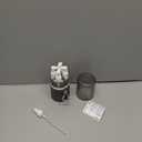 YOTIME 4in1 Travel Bottles Set, Vacuum Silicone Suction Cup for Smooth Walls, TSA Approved Leak Proof Travel Size Containers for Toiletries, Shampoo, Body Wash and Conditioner, Gray