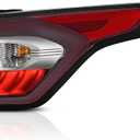 AUTOSAVER88 Right Passenger Side Tail Light Assembly Compatible with 2017-2019 Ford Escape Kuga Brake Rear Lamp Right Side Outer RH Tail Light 2017 2018 2019 Rear Taillight Brake Lamp