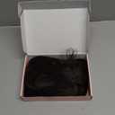 REECHO 28" Straight Super Long 4 PCS Set Thick Clip in on Hair Extensions Dark Brown with Little Reddish