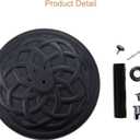 C-Hopetree 42 lb Heavy Duty Round Base Stand for Outdoor Patio Market Table Umbrella, Black