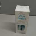 Aquasonic Vibe Series Ultra-Whitening Toothbrush  ADA Accepted Power Toothbrush - 8 Brush Heads & Travel Case  40,000 VPM Motor & Wireless Charging - 4 Modes w Smart Timer  Mint Green Metallic