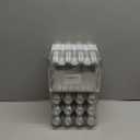 100 Pack Clear Plastic Egg Cartons, Reusable Stackable Egg Containers for Farm, Market & Fridge Storage, 34 Grid