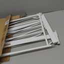 Regalo Safety 29-38.5" Baby Gate for Doorways & Bottom of Stairs, Pressure Mounted Baby Gate with Door for Babies, Toddlers & Pets, Tested & Safe for 30 Years, American Designed, American Owned, White