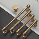 Amerdeco 10 Pack Brushed Satin Nickel Cabinet Pulls 7 Inch Hole Centers, 8 Inch Length Handles for Kitchen Cabinet Hardware,Solid Cabinet Handles for Bathroom Drawer Handles IH0005