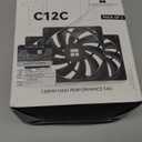 Thermalright TL-C12C X3 CPU Fan, 120mm 4pin PWM Silent Computer Case Cooler Fan, with S-FDB Bearing Included, up to 1550RPM PC Cooling, 3 Quantities