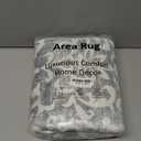 Morebes Vintage Hallway Runner Rug, 2x5 Washable Rug Runner Non Slip Kitchen Runner Rugs with Rubber Backing, Ultra-Thin Carpet Runner for Bedroom Bathroom, Light Blue