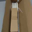 TANGWIN White Farmhouse Curtain Rods for Windows:66-120" Heavy Duty Adjustable Curtain Rod for Bedroom Living Room,Boho Decorative Rustic Drapery Rods with Vintage Coastal Texture Finial,Antique White