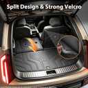 Prosheve Cargo Trunk Mat with Backrest Mats for 2027 Kia Telluride,All Weather Protection TPE Custom Fit Cargo Liner Telluride Accessories,Black