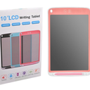 10" LCD Writing Tablet Colorful Drawing Pad Electronic Graphics Doodle Board Erasable eWriter Stylus Gift for Kids Boys Girls Pink
