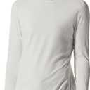 Mountain Hardwear Women's Crater Lake Long Sleeve Hoody for Hiking, Camping, Backpacking, and Casual Wear (Fogbank), X