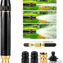 Heavy Duty High Pressure Hose Nozzle Sprayer for US Garden Hoses (2, Black)