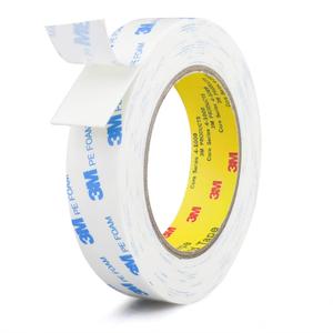 3M Double Sided Tape 1in x 16.5ft, Mounting Tape Heavy Duty, Removeable PE Foam Tape Strips, Strong Adhesive Tape Waterproof Free Damage for Paint Wall Picture Hanging Poster