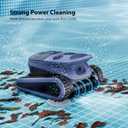 Sonar Navigation Pool Vacuum for Inground Above Ground Pools, Climb Stairs Pool Cleaner with 4 Modes, Powerful Suction, Self-Parking, Wall&Waterline Cleaning Pool Robot, Clean Up to 2150 Sq.Ft