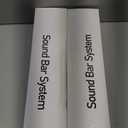 Sound Bar, 80W Sound Bar for Smart TV, Bluetooth 5.3 Soundbar, 2 in 1 Detachable Home Speaker Bass Effect, Black