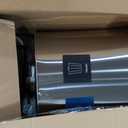 Ninestars DZT-70-11R Automatic Touchless Motion Sensor Semi-Round Trash Can/Recycler, 18.5 Gal. 70 L., Stainless Steel