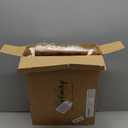 Cat Hammock with Industrial-Grade Suction Cups - Solid Pine Wood Seat, Soft Cushion - 42 lb Capacity (Medium, Brown/White)