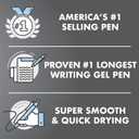 Pilot Precise V10 RT Retractable Liquid Ink Rollerball Pens, Bold Point, 1.0mm, Blue Ink, 6 Count