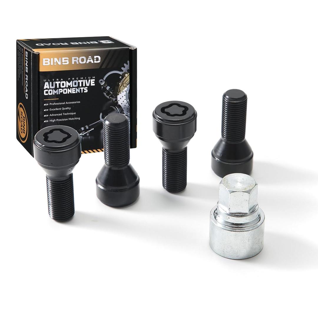 36136792851 Lockable Wheel Bolt Rim Locks M14 X 1.25 Compatible with BMW 228i 328d 328i 335i 428i 435i 528i 535d 535i 650i X1 X2 X3 X4 X5 X6 X7 Z4 M2 M3 M4