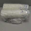 Tioncy 100 Pcs Tea Party Decorations Include 50 Pieces 9 oz Paper Tea Cups with Handle and 50 Plates Disposable Teacups and Saucers Sets for Birthday(Blue and White Floral)