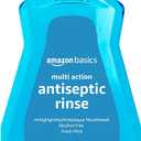 Amazon Basics Multi Action Antiseptic Rinse, Alcohol Free, Fresh Mint, 1 Liter, 33.8 Fluid Ounces, 1-Pack (Previously Solimo)