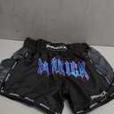 Elite Muay Thai Shorts for Men Women Boxing Kickboxing High Grade MMA Fight Clothing Training Workout Trunks, Size: L