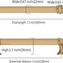 Asidrama 10 Pack 5 Inch(128mm) Knurled Champagne Bronze Kitchen Cabinet Handles, Cabinet Pulls Kitchen Cabinet Hardware Cupboard Handles Drawer Pulls