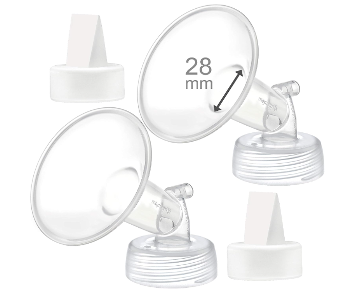 Maymom 28mm Flange Duckbill Valve Compatible with Spectra S1 Spectra S2 Breastpump Not Original Spectra S2 Accessories Not Original Spectra Pump Parts Replace Spectra Duckbill