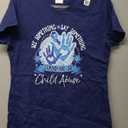 See Something Say Something Stand Up to Child Abuse T-Shirt (Small, Black)