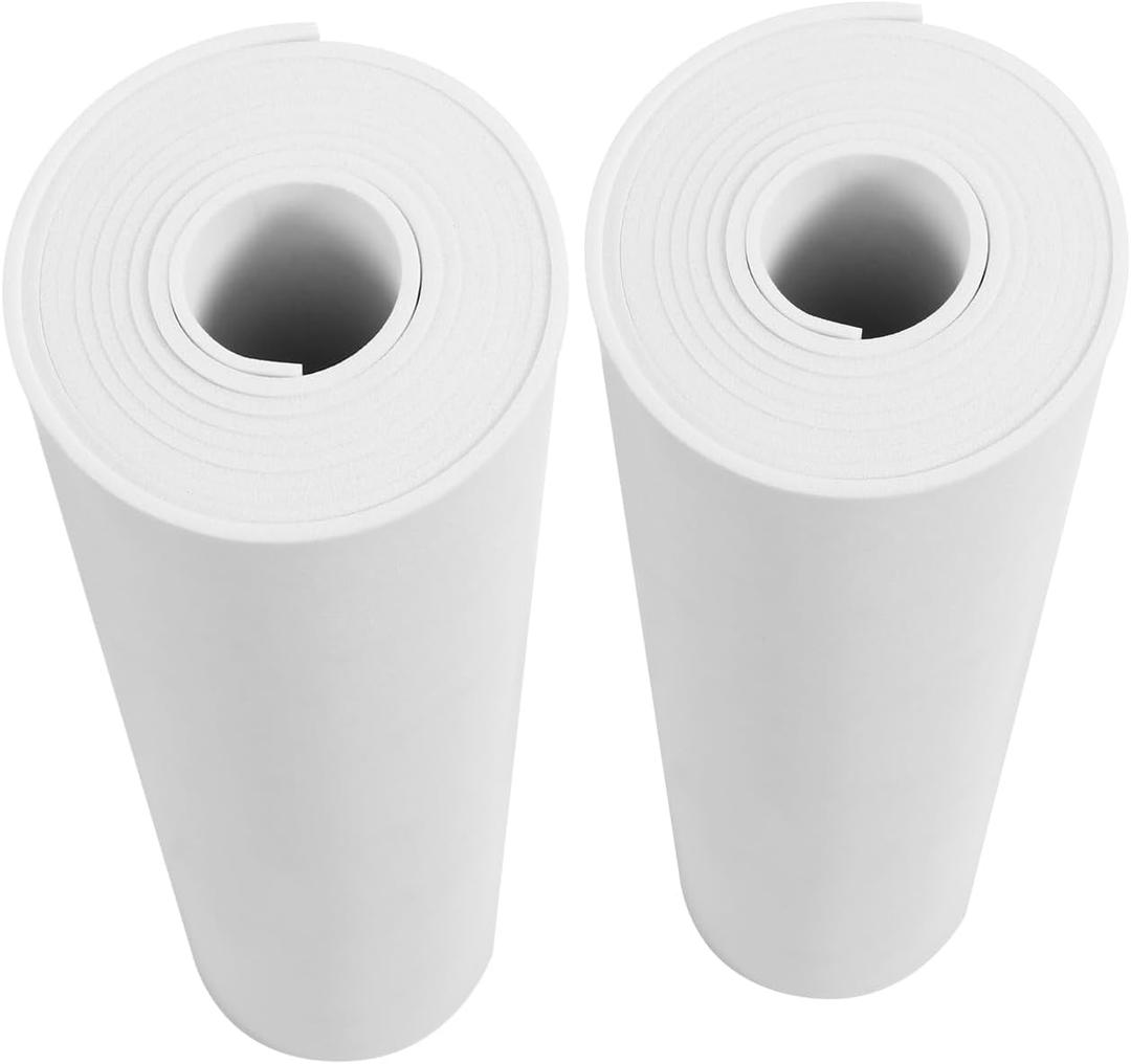 AMZQNART 2mm EVA Foam Sheets Roll for Craft 39x59in White Cosplay Foam 2pcs
90kg/m3 High Density, High stability, Craft Armor and Weapons, Halloween Costumes, Anime Exhibitions, Hobby Meetups