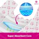 American Kennel Club Female Dog Wrap, Disposable Diapers with Wetness Indicator, Large, 50 Count (Large Waist Size 18 - 27 in)