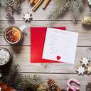 2 x Special Christmas Card for Best Friend, Happy Christmas Card for Bestie, Sentimental Merry Xmas Card for Her with Envelope