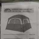 Happy Travel Tent 6 Person Tents for Camping, Waterproof Easy Setup Camping Tent with Rainfly, Portable Large Family Cabin Tent with 5 Large Mesh Windows and Carry Bag for Outdoor Camping & Hiking