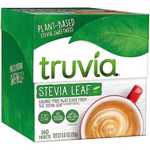 Truvia Calorie-Free Sweetener Stevia Leaf Packets, 140 Count (9.87 oz Carton) Pack of 2 By 11/2028