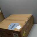 OIOG Modern End Table with Storage Drawer, Round 2-Tier Nightstand with Shelf, Gold Side Table with Metal Legs for Living Room, Bedroom, Office, Marbling Natural Stone/Gold