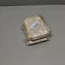 3 x 6 Pcs Travel Jewelry Bags for Women Girl, Velvet Jewelry Pouch, Small Clear Jewelry Bag, Zippered Jewelry Organizer, Luxury Jewelry Gift Bags (Beige)