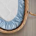 Gllquen Baby Bassinet Sheets 4 Pack, Breathable Cozy Fitted Mattress Sheet, Elastic Travel Crib Fashionable Pattern, Standard Cradle Safe Sheets for Babys Boy Girls 32"x16" (Pigeon)