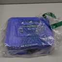 xydled Steel Cash Box Safe with Combination Lock,Money Safe Box with Removable Coin Tray,Medium,7.87"x 6.30"x 3.54",Blue