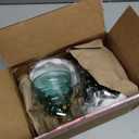 LIBWYS 2 Pack Christmas Mugs, Double Walled Borosilicate Christmas mug set with Snowflake Lid, Cute Mugs for Hot Cocoa and Coffee, 300ml Christmas tree mugs Christmas Gift for Family, Friend