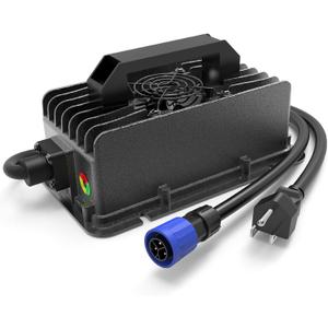 67.2V 10A Battery Charger, eBike Fast Recharger for Talaria Sting 4000 Series X3 L1E X3C MX3/MX4  Waterproof Power Supply with Cooling Fan, 3-Prong, High-Efficiency Adapter for Quick & Safe Charging