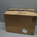 Staples File Box Portable Storage Tote, Letter Size, Clear Plastic