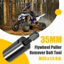 35mm Flywheel Puller Remover Bolt Tool M35 x 1.5 R.H. Right Hand, fit for Yamaha Big Bear 350 400, Bruin 350, Grizzly 350 400 450 550 660 700, Kodiak 400 450, Raptor 350 700 700R, Moto 4