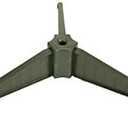 Vickerman 6" Green Plastic Artificial Christmas Tree Stand - Seasonal Indoor Decor