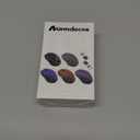 Mouse for MacBook Wireless Bluetooth Mouse Laptop MacBook Air Mac Pro Rechargeable Silent PC iPad Optical Mouse with Jiggler Dual Mode Switch Bluetooth 5.2/3.0 and 2.4GHz USB Type-C Receiver Purple