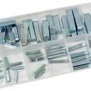 Pulley Keyway Key - Square Key Stock 60pc - Keyway Stock, Keyway Tension, Keyway Blank - Keyway Plastic Box - Flywheel Keys - Pump Shaft Key - 1/4 Key Stock - 3/16 key stock Chrome