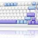 Aula F99 PRO 96% Mechanical Gaming Keyboard, BT5.0/USB-C/2.4GHz Wireless, Hot Swappable Gasket Custom Keyboard with 8000mAH Battery, Rotary Knob, RGB Backlit for Win/Mac 