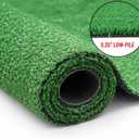 Ottomanson Artificial Grass Outdoor Runner Rug 2'7" x 10' Waterproof Astro Turf with Drainage Holes Patio & Lawn Decoration, Easy-Clean Dog Grass Mat
