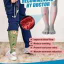 6 Pairs Compression Socks for Women & Men 15-20mmHg Graduated Support Knee High Socks for Nurses, Travel, Athletic (Small-Medium, 03 Assort - Colored Flower)